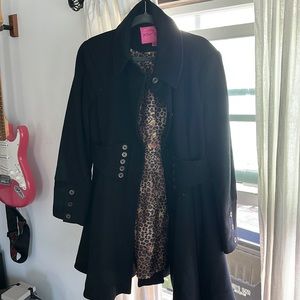 RARE vintage betsey johnson wool coat